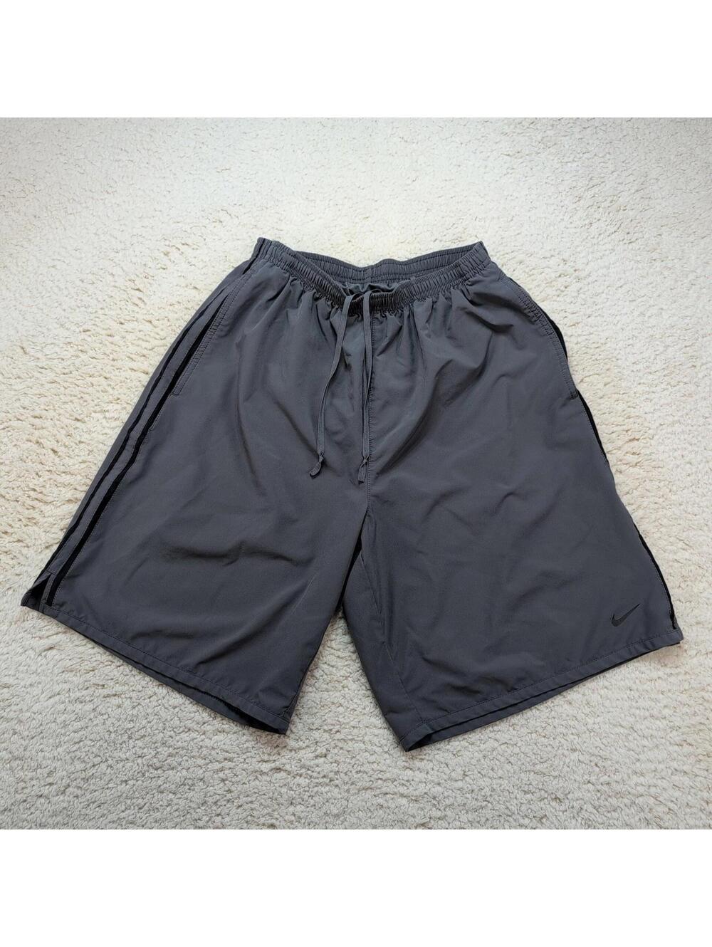 Nike Fit Dry Swim Trunks Men’s Size M Gray Quick-Dry Board Shorts 127406-072